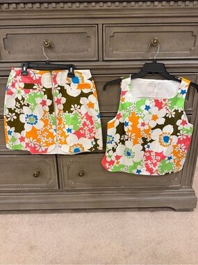 Trina Turk Two-Piece Skirt & Tank Set